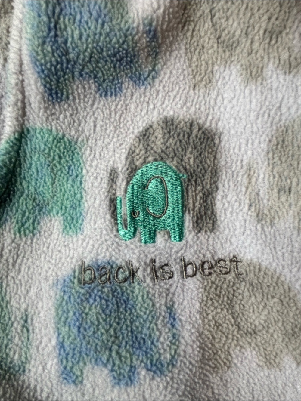 Halo Sleep Sack - Pastel Elephant Print - Picture 2 of 3